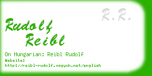 rudolf reibl business card